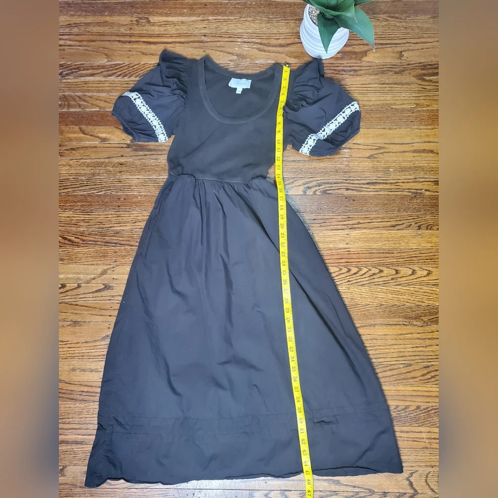 Cleobella Selman Organic Cotton Black Modi Dress Size M - Picture 11 of 13